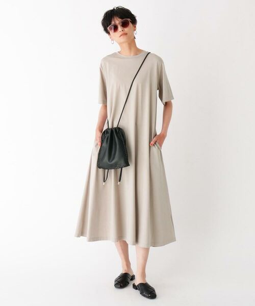 セール 天竺フレアワンピース Web限定サイズ ミニ丈 ひざ丈ワンピース Opaque Clip オペーク ドット クリップ ファッション通販 タカシマヤファッションスクエア