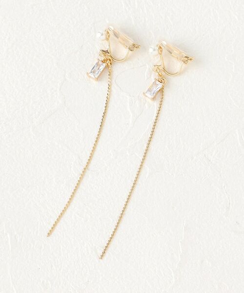 セール ロングチェーンイヤリング ピアス イヤリング Opaque Clip オペーク ドット クリップ ファッション通販 タカシマヤファッションスクエア