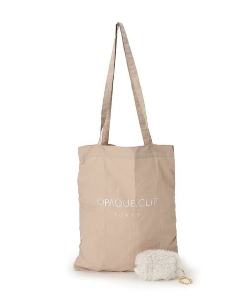 セール モコモコチャーム エコバッグ付き キーホルダー ストラップ Opaque Clip オペーク ドット クリップ ファッション通販 タカシマヤファッションスクエア