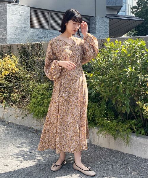 小花柄ドルマンワンピース ロング マキシ丈ワンピース Opaque Clip オペーク ドット クリップ ファッション通販 タカシマヤファッションスクエア