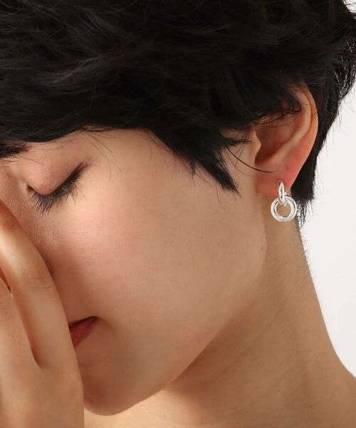 OPAQUE.CLIP / オペーク ドット クリップ ピアス・イヤリング | Float ring pierce | 詳細4