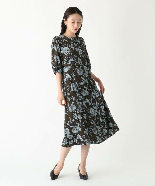C フラワープリントドレス Web限定サイズ ミニ丈 ひざ丈ワンピース Opaque Clip オペーク ドット クリップ ファッション通販 タカシマヤファッションスクエア