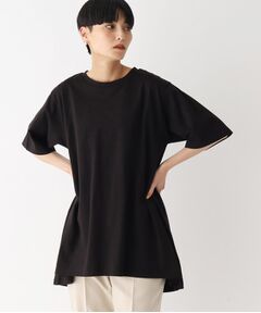◆オーバーサイズAラインカットソー【UV/接触冷感/洗濯機洗い可】