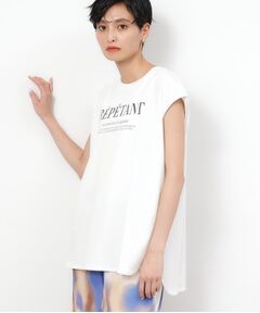 UV フレンチスリーブロゴTシャツ【洗濯機洗い可】