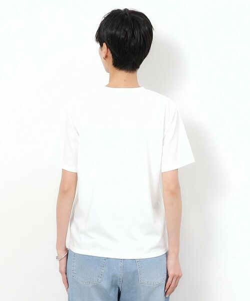 OPAQUE.CLIP / オペーク ドット クリップ カットソー | ≪ツインセット≫フロントZIPラメニットビスチェ×Tシャツ【洗濯機洗い可】 | 詳細22