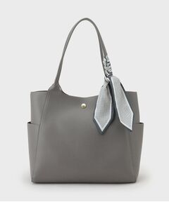 OPAQUE.CLIP / オペーク ドット クリップ トートバッグ | 【A4サイズ対応】千鳥柄スカーフ付きトートバッグ