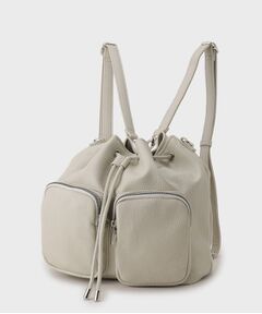 OPAQUE.CLIP / オペーク ドット クリップ ショルダーバッグ | 【マルチWAY】フロントダブルポケット巾着ショルダーバッグ