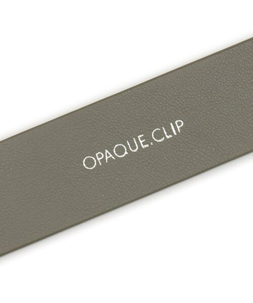 OPAQUE.CLIP / オペーク ドット クリップ ベルト・サスペンダー | ソフト合皮ガチャベルト | 詳細3