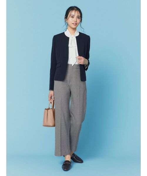 OPAQUE.CLIP / オペーク ドット クリップ シャツ・ブラウス | 《通勤・セレモニー対応》ボウタイブラウス【洗濯機洗い可】 | 詳細19