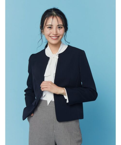 OPAQUE.CLIP / オペーク ドット クリップ シャツ・ブラウス | 《通勤・セレモニー対応》ボウタイブラウス【洗濯機洗い可】 | 詳細20