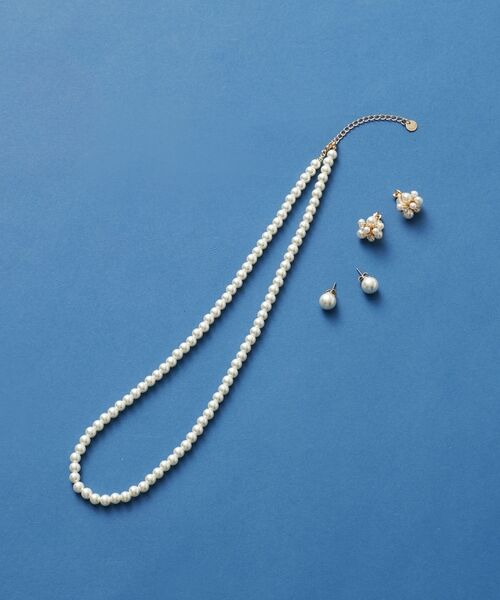 OPAQUE.CLIP / オペーク ドット クリップ ネックレス・ペンダント・チョーカー | ガラスパール連ネックレス（ショート） | 詳細7