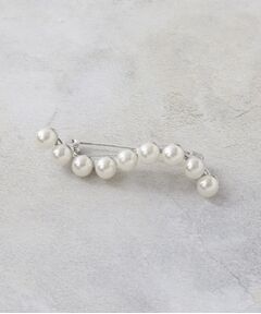 OPAQUE.CLIP / オペーク ドット クリップ ブローチ・コサージュ | フェイクパールラインブローチ