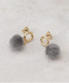 OPAQUE.CLIP / オペーク ドット クリップ ピアス・イヤリング | フェイクファー×メタルピアス