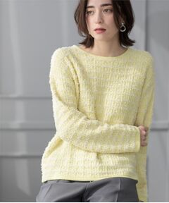 OPAQUE.CLIP / オペーク ドット クリップ ニット・セーター | ツイードライクニット【洗濯機洗い可】