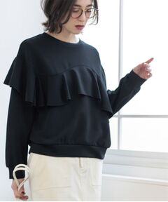 OPAQUE.CLIP / オペーク ドット クリップ カットソー | フリルアシメトップス【洗濯機洗い可】