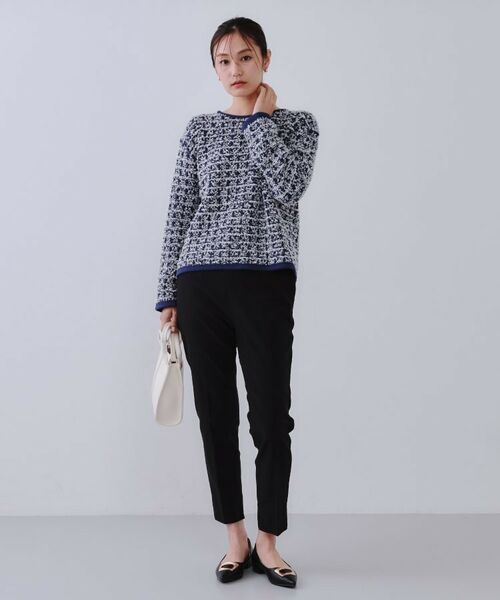 OPAQUE.CLIP / オペーク ドット クリップ ショート・ハーフ・半端丈パンツ | 《S-LLsize》ハイストレッチイージースティックパンツ【洗濯機洗い可】 | 詳細24