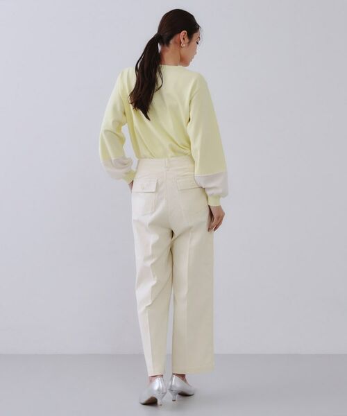 OPAQUE.CLIP / オペーク ドット クリップ ショート・ハーフ・半端丈パンツ | 《S-LLsize》ストレッチベイカーワイドパンツ【洗濯機洗い可】 | 詳細24