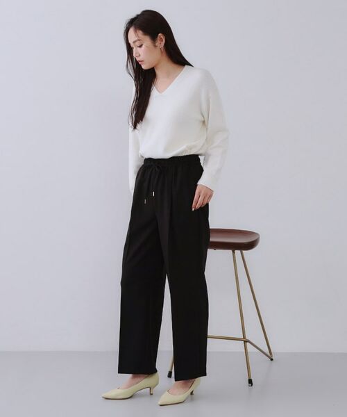 OPAQUE.CLIP / オペーク ドット クリップ パンツ | 《SS-LLsize》美脚ストレッチイージーワイドパンツ【洗濯機洗い可/防シワ】 | 詳細28