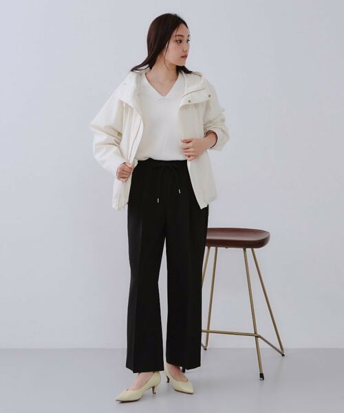 OPAQUE.CLIP / オペーク ドット クリップ パンツ | 《SS-LLsize》美脚ストレッチイージーワイドパンツ【洗濯機洗い可/防シワ】 | 詳細29