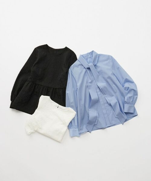 OPAQUE.CLIP / オペーク ドット クリップ シャツ・ブラウス | 《STORY掲載》ボウタイシャツブラウス/通勤・セレモニー対応【洗濯機洗い可】 | 詳細16