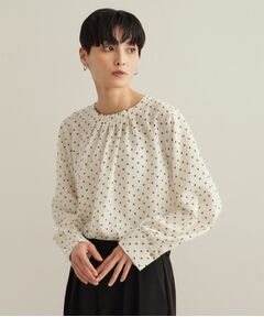 OPAQUE.CLIP / オペーク ドット クリップ シャツ・ブラウス | タックジョーゼットブラウス【洗濯機洗い可】