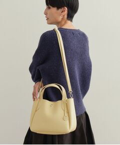 OPAQUE.CLIP / オペーク ドット クリップ トートバッグ | 【軽量／2WAY】シュリンク合皮ラウンドフォルムミドルトートバッグ