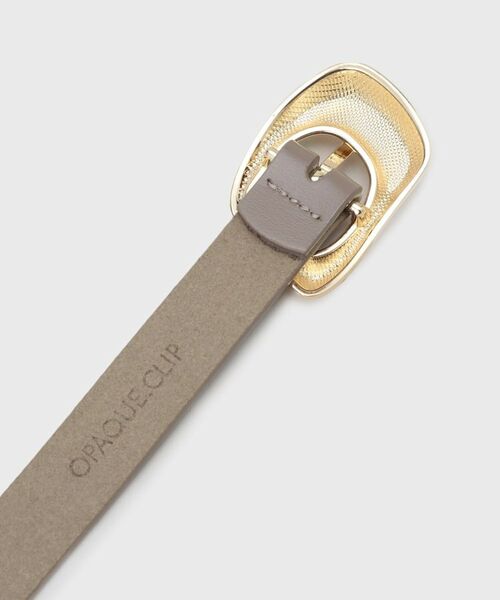 OPAQUE.CLIP / オペーク ドット クリップ ベルト・サスペンダー | 変形メタル幅細ベルト | 詳細2