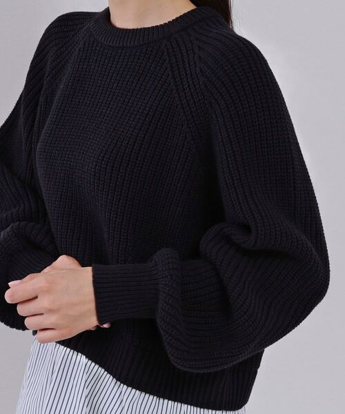 OPAQUE.CLIP / オペーク ドット クリップ ニット・セーター | レイヤード風ミドルゲージニット【洗濯機洗い可】 | 詳細17