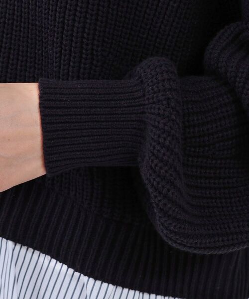 OPAQUE.CLIP / オペーク ドット クリップ ニット・セーター | レイヤード風ミドルゲージニット【洗濯機洗い可】 | 詳細18