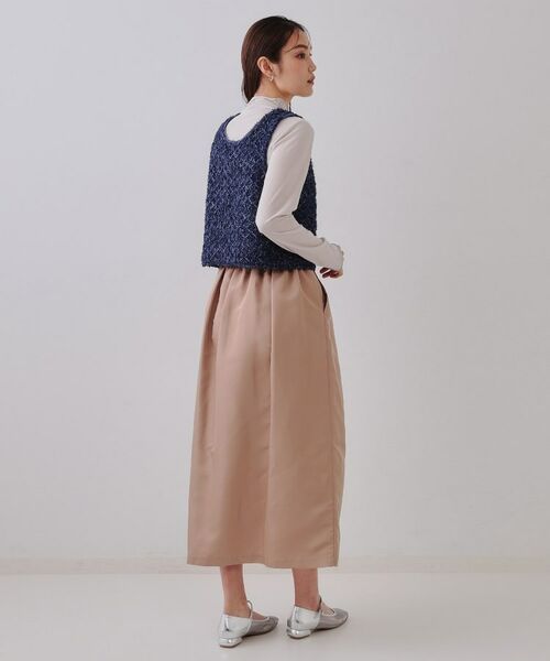 OPAQUE.CLIP / オペーク ドット クリップ ニット・セーター | スパンコールニットビスチェ【洗濯機洗い可】 | 詳細11