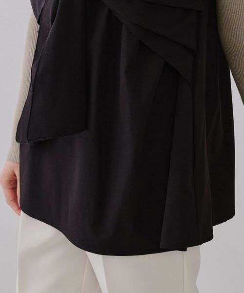 OPAQUE.CLIP / オペーク ドット クリップ ニット・セーター | リボンビスチェドッキングニット【洗濯機洗い可】 | 詳細18