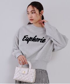 OPAQUE.CLIP / オペーク ドット クリップ スウェット | 刺繍ロゴスウェット【洗濯機洗い可】