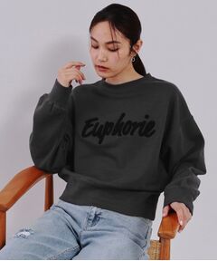 OPAQUE.CLIP / オペーク ドット クリップ スウェット | 刺繍ロゴスウェット【洗濯機洗い可】