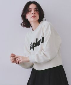 OPAQUE.CLIP / オペーク ドット クリップ スウェット | 刺繍ロゴスウェット【洗濯機洗い可】