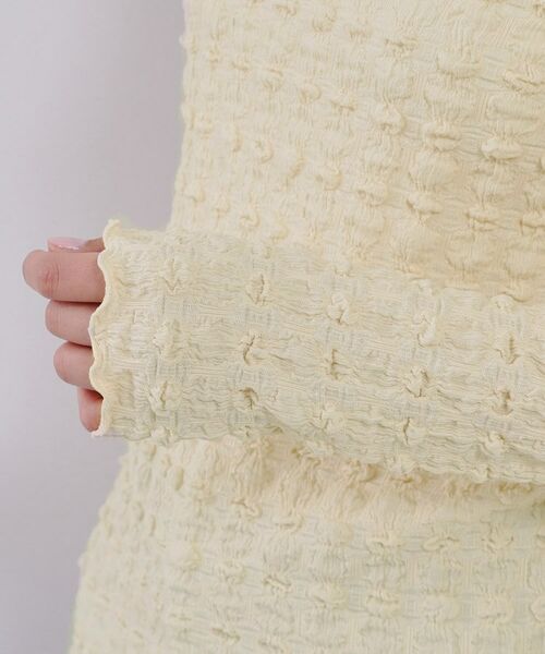OPAQUE.CLIP / オペーク ドット クリップ カットソー | ぽこぽこハイネックカットソー【洗濯機洗い可】 | 詳細18