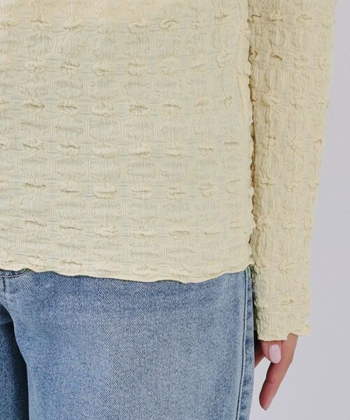 OPAQUE.CLIP / オペーク ドット クリップ カットソー | ぽこぽこハイネックカットソー【洗濯機洗い可】 | 詳細19