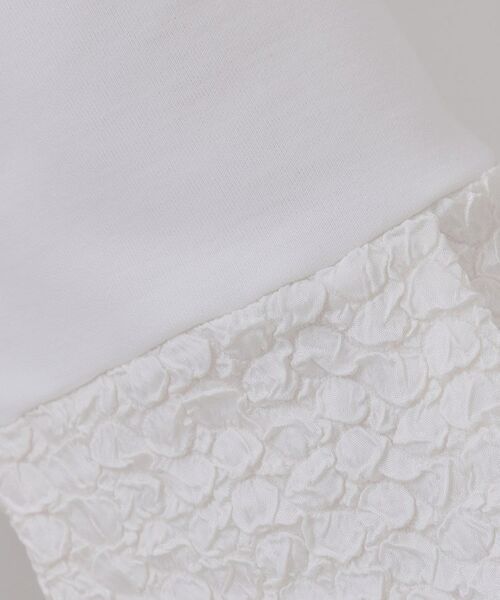 OPAQUE.CLIP / オペーク ドット クリップ カットソー | ジャカードバルーンスリーブトップス【洗濯機洗い可】 | 詳細4