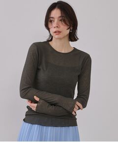 OPAQUE.CLIP / オペーク ドット クリップ カットソー | シアーリブカットソー【洗濯機洗い可】