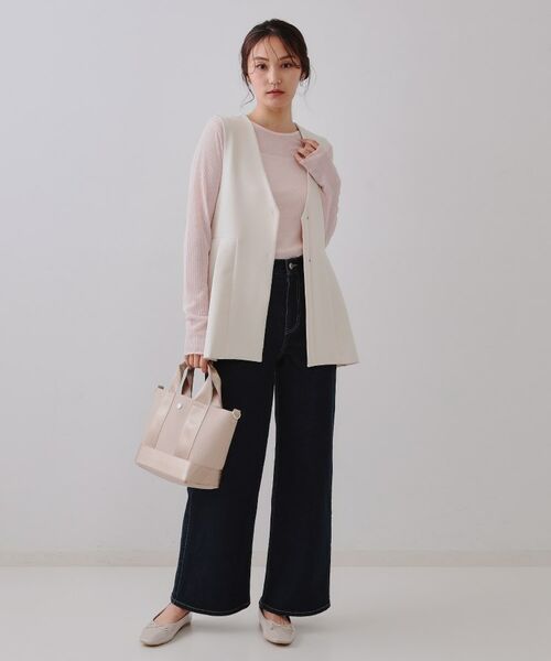 OPAQUE.CLIP / オペーク ドット クリップ カットソー | シアーリブカットソー【洗濯機洗い可】 | 詳細14