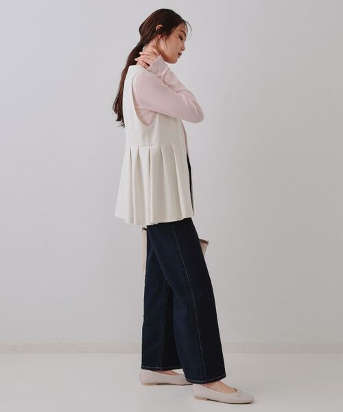 OPAQUE.CLIP / オペーク ドット クリップ カットソー | シアーリブカットソー【洗濯機洗い可】 | 詳細15