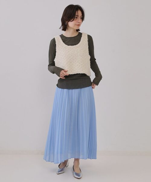 OPAQUE.CLIP / オペーク ドット クリップ カットソー | シアーリブカットソー【洗濯機洗い可】 | 詳細6