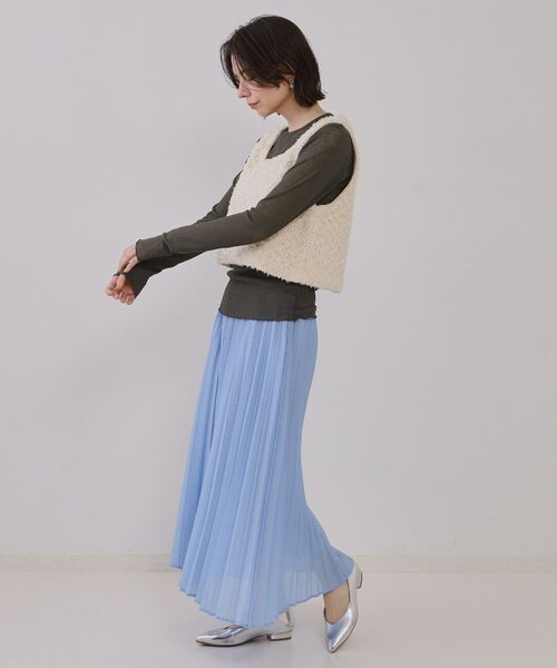 OPAQUE.CLIP / オペーク ドット クリップ カットソー | シアーリブカットソー【洗濯機洗い可】 | 詳細7