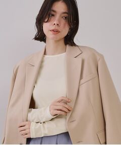 OPAQUE.CLIP / オペーク ドット クリップ カットソー | シアーベロアトップス【洗濯機洗い可】