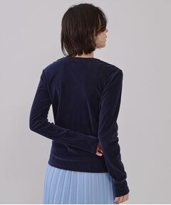 OPAQUE.CLIP / オペーク ドット クリップ カットソー | シアーベロアトップス【洗濯機洗い可】