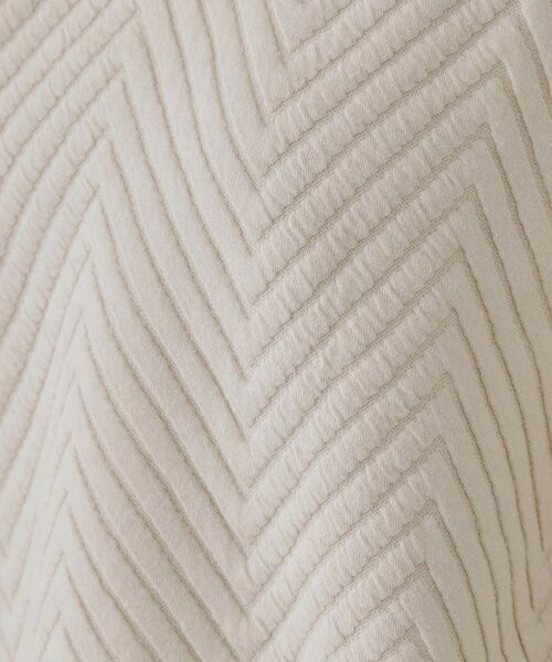 OPAQUE.CLIP / オペーク ドット クリップ カットソー | キルトジャカードトップス/セットアップ対応【洗濯機洗い可】 | 詳細8