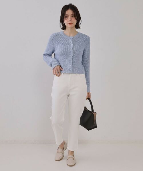 OPAQUE.CLIP / オペーク ドット クリップ カーディガン・ボレロ | ラメヤーンニットカーディガン【洗濯機洗い可】 | 詳細10