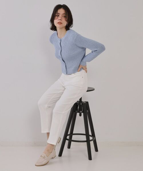 OPAQUE.CLIP / オペーク ドット クリップ カーディガン・ボレロ | ラメヤーンニットカーディガン【洗濯機洗い可】 | 詳細11