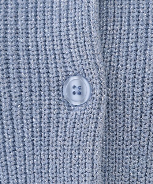 OPAQUE.CLIP / オペーク ドット クリップ カーディガン・ボレロ | ラメヤーンニットカーディガン【洗濯機洗い可】 | 詳細12