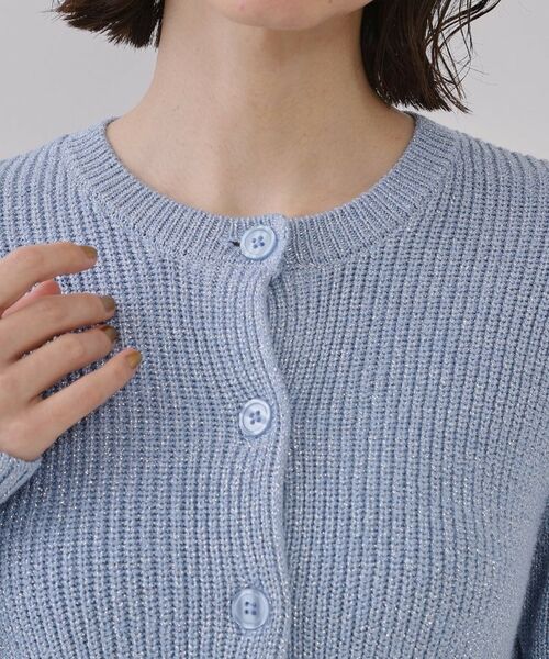 OPAQUE.CLIP / オペーク ドット クリップ カーディガン・ボレロ | ラメヤーンニットカーディガン【洗濯機洗い可】 | 詳細16