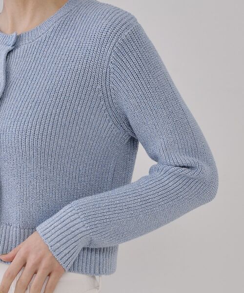 OPAQUE.CLIP / オペーク ドット クリップ カーディガン・ボレロ | ラメヤーンニットカーディガン【洗濯機洗い可】 | 詳細17